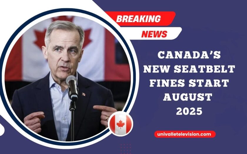 Canada’s New Seatbelt Fines Start August 2025 – Higher Penalties For Drivers And Parents