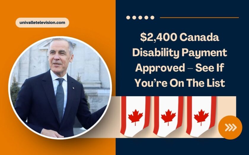$2,400 Canada Disability Payment Approved – See If You’re On The List
