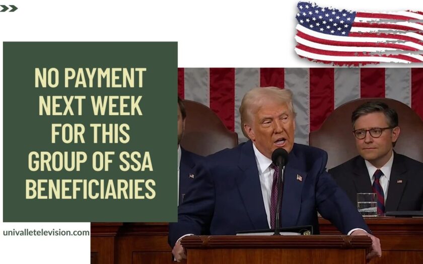 No Payment Next Week for This Group of SSA Beneficiaries