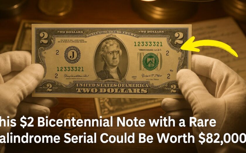 This $2 Bicentennial Note with a Rare Palindrome Serial Could Be Worth $82,000